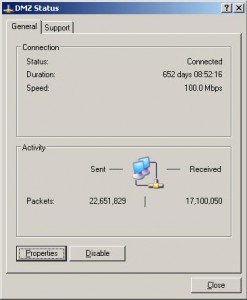 uptime 652 days 4ded2d89eafb1088e6b37146107e17ee Uptime... 652 days!!!