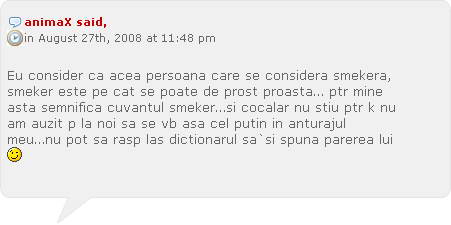 limba-romana aa0931601d28a57fd80d111ca2561e19 Cum adica smecher?